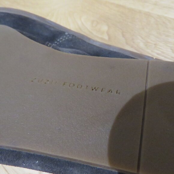 ZUZII FOOTWEAR Oxford Lace Up Barefoot Minimalist Shoes Carbon Dark Gray Suede - Picture 12 of 13